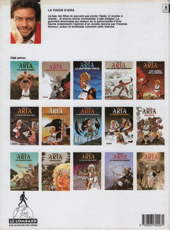 Verso de l'album Aria Tome 1 La fugue d'Aria