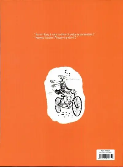 Verso de l'album Auto bio Tome 1