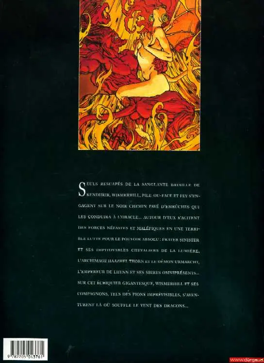 Verso de l'album Chroniques de la Lune Noire Tome 2 Le vent des Dragons