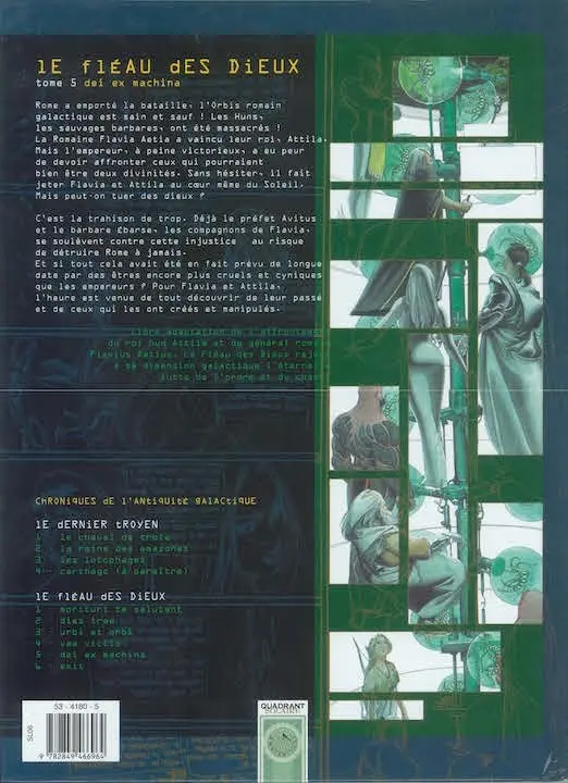 Verso de l'album Le Fléau des dieux Tome 5 Dei ex machina