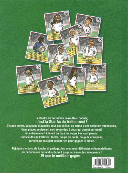 Verso de l'album Foot Goal Tome 1 Stars en herbe