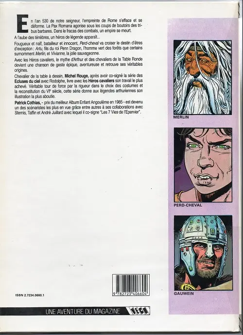 Verso de l'album Les Héros cavaliers Tome 1 Perd-cheval