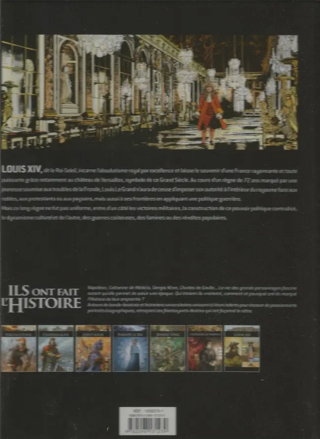 Verso de l'album Ils ont fait l'Histoire Tome 10 Louis XIV - Tome 1/2