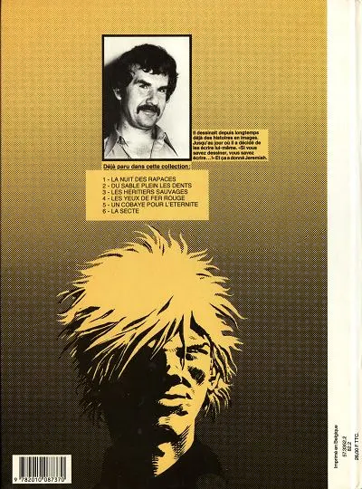 Verso de l'album Jeremiah Tome 6 La secte