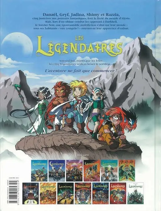 Verso de l'album Les Légendaires Tome 7 Aube et Crépuscule