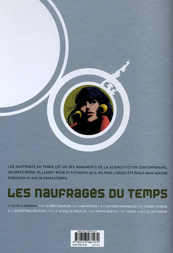 Verso de l'album Les Naufragés du temps Tome 1 L'étoile endormie