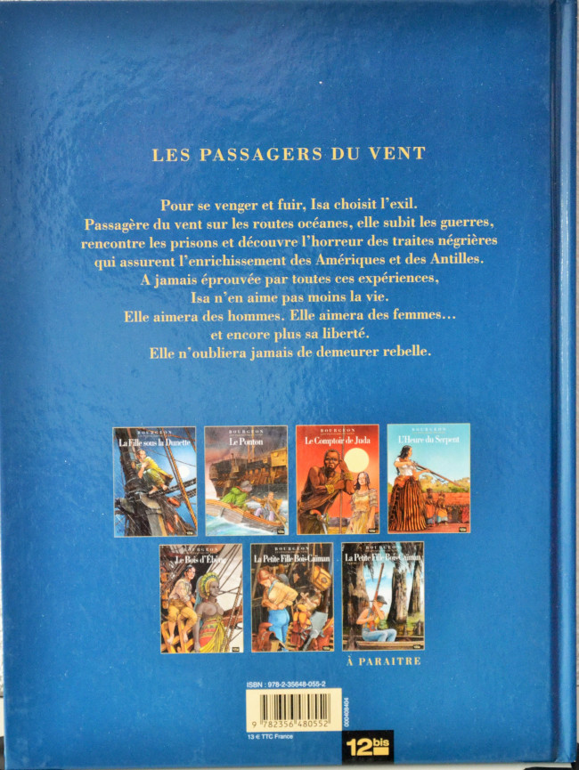 Verso de l'album Les Passagers du vent Tome 1 La Fille sous la Dunette