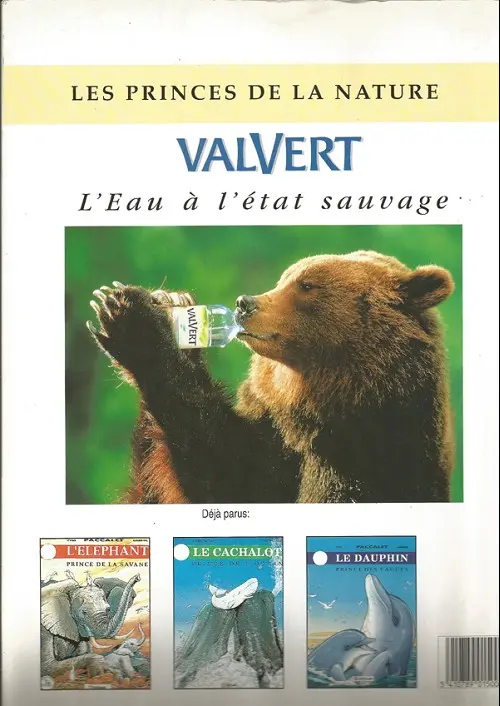Verso de l'album Les Princes de la nature Tome 4 L'ours