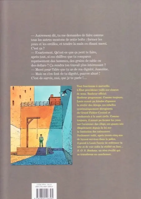 Verso de l'album S.O.S. Bonheur Saison 1
