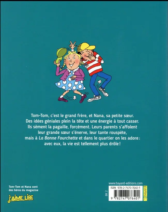 Verso de l'album Tom-Tom et Nana Tome 7 Drôle de cirque !