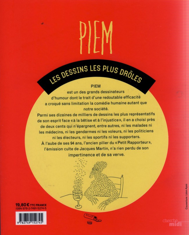 Verso de l'album Piem - Les dessins les plus drôles