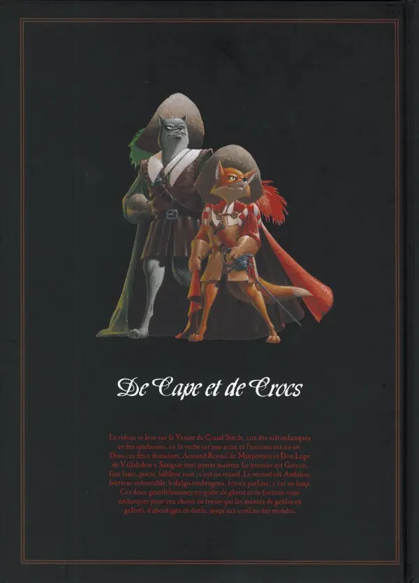 Verso de l'album De Cape et de Crocs L'Intégrale Actes VII - VIII
