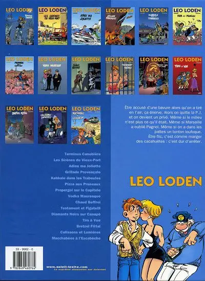 Verso de l'album Léo Loden Tome 15 Macchabées à l'Escabèche