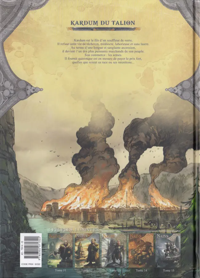 Verso de l'album Nains Tome 12 Kardum du Talion