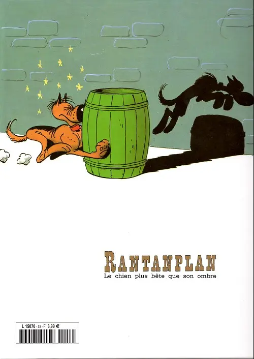 Verso de l'album Lucky Luke La collection Tome 53 Rantanplan - Le parrain