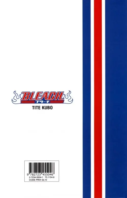 Verso de l'album Bleach Tome 18 The Deathberry Returns