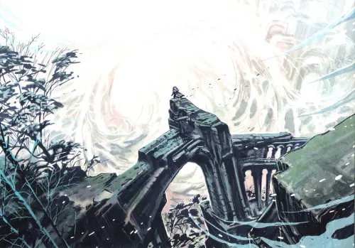 Verso de l'album Brigada Battle in the Mist