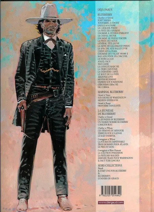 Verso de l'album Blueberry Tome 22 Le Bout de la piste