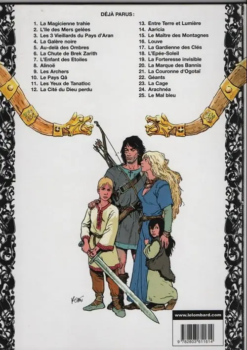 Verso de l'album Thorgal Tome 21 La couronne d'Ogotaï