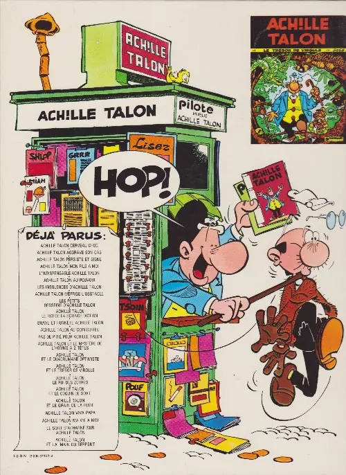 Verso de l'album Achille Talon Tome 17 Le roi des Zôtres