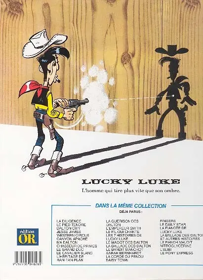 Verso de l'album Lucky Luke Tome 44 La Guérison des Dalton
