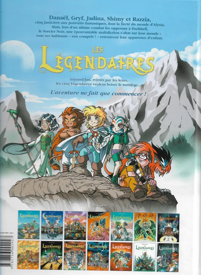 Verso de l'album Les Légendaires Tome 6 Main du futur
