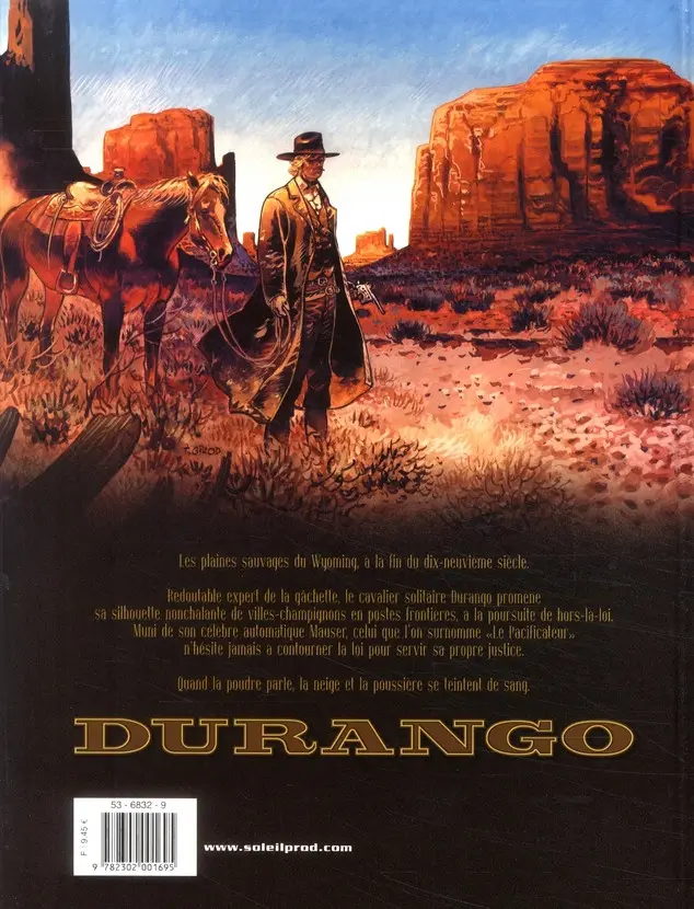 Verso de l'album Durango Tome 12 L'héritière