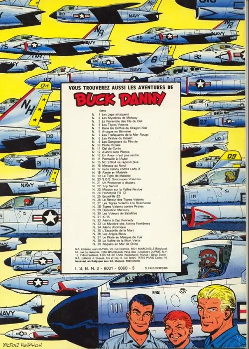 Verso de l'album Buck Danny Tome 23 Mission vers la vallée perdue