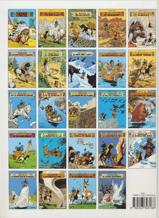 Verso de l'album Yakari Tome 18 L'oiseau de neige