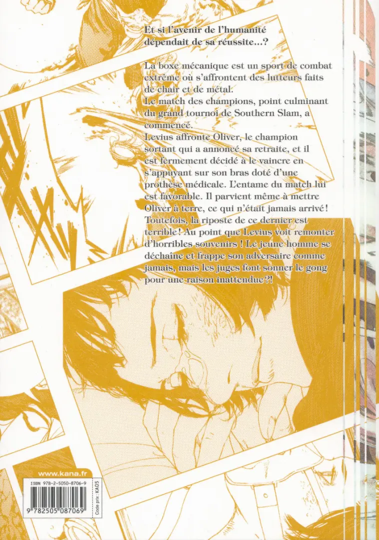 Verso de l'album Levius est Vol. 7