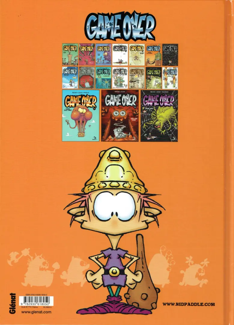 Verso de l'album Game over Tome 6 Sound of silence