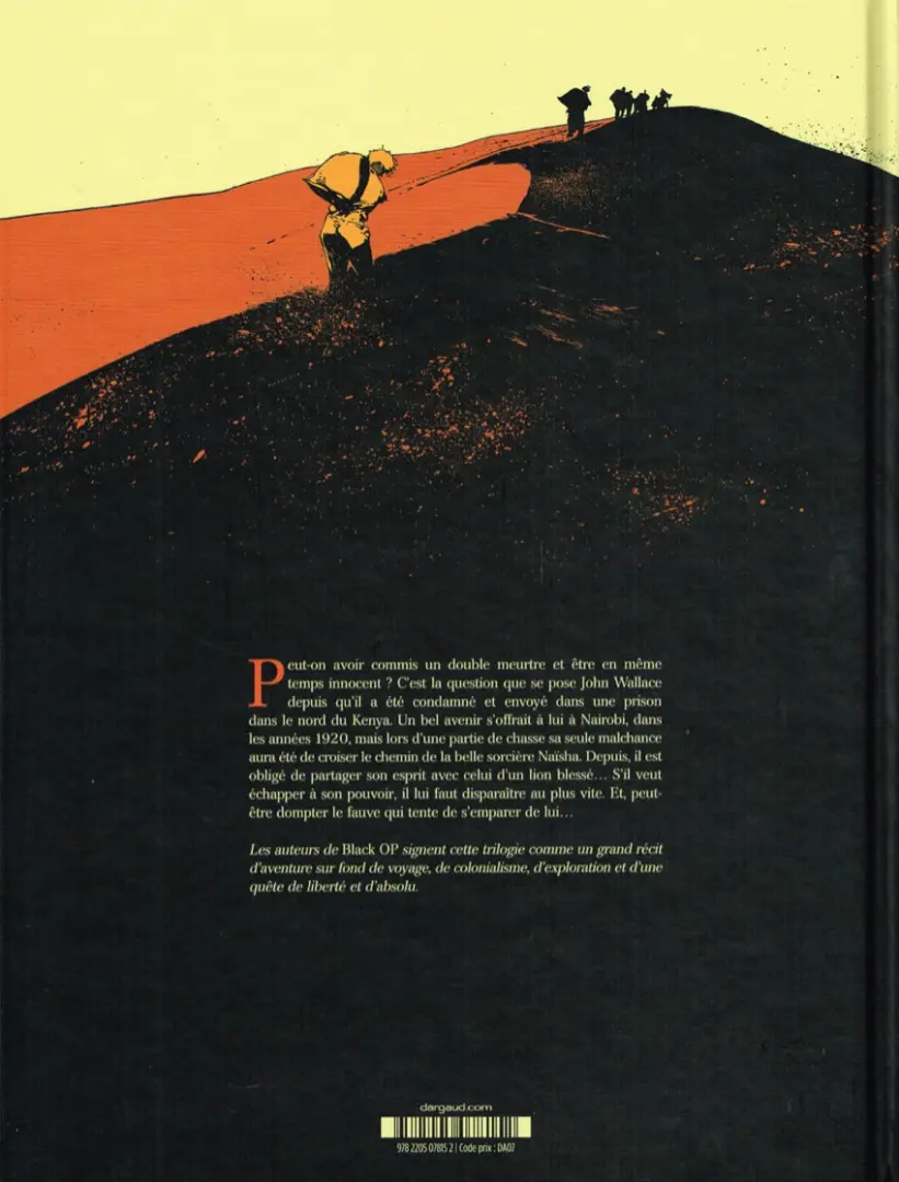 Verso de l'album Le lion de Judah Livre 1