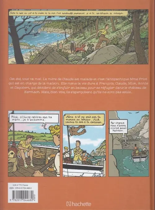 Verso de l'album Le Club des cinq Tome 3 Le Club des cinq contre-attaque