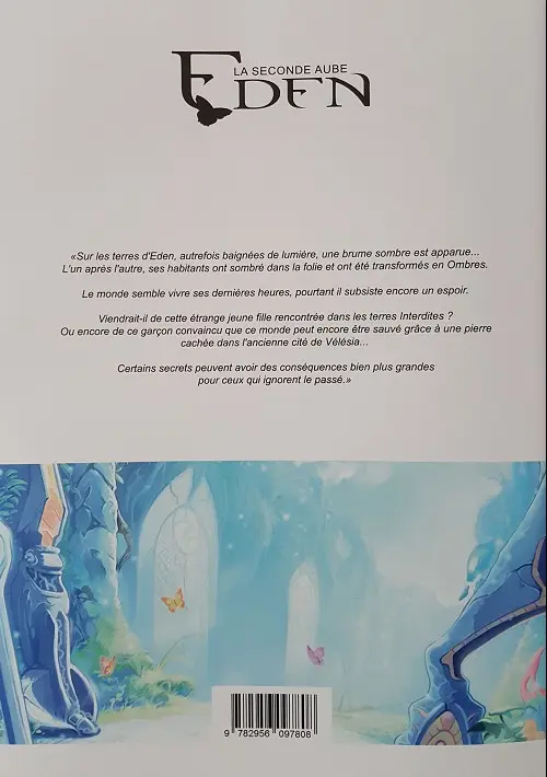 Verso de l'album Eden - La Seconde Aube I Les terres oubliées