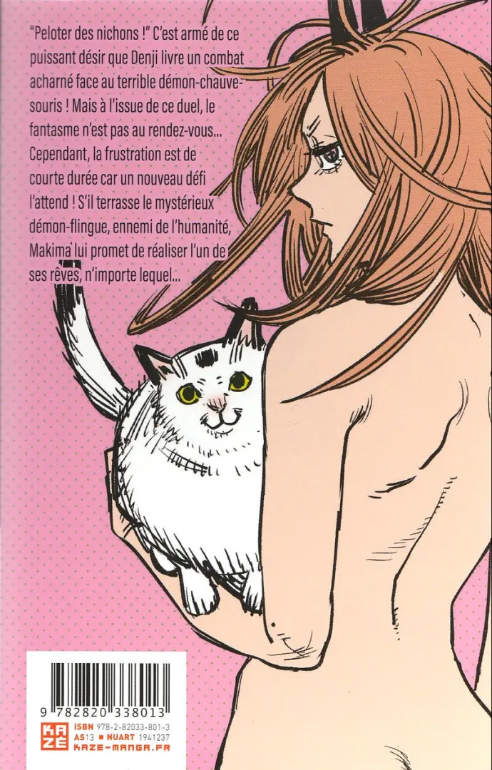 Verso de l'album Chainsaw Man 2