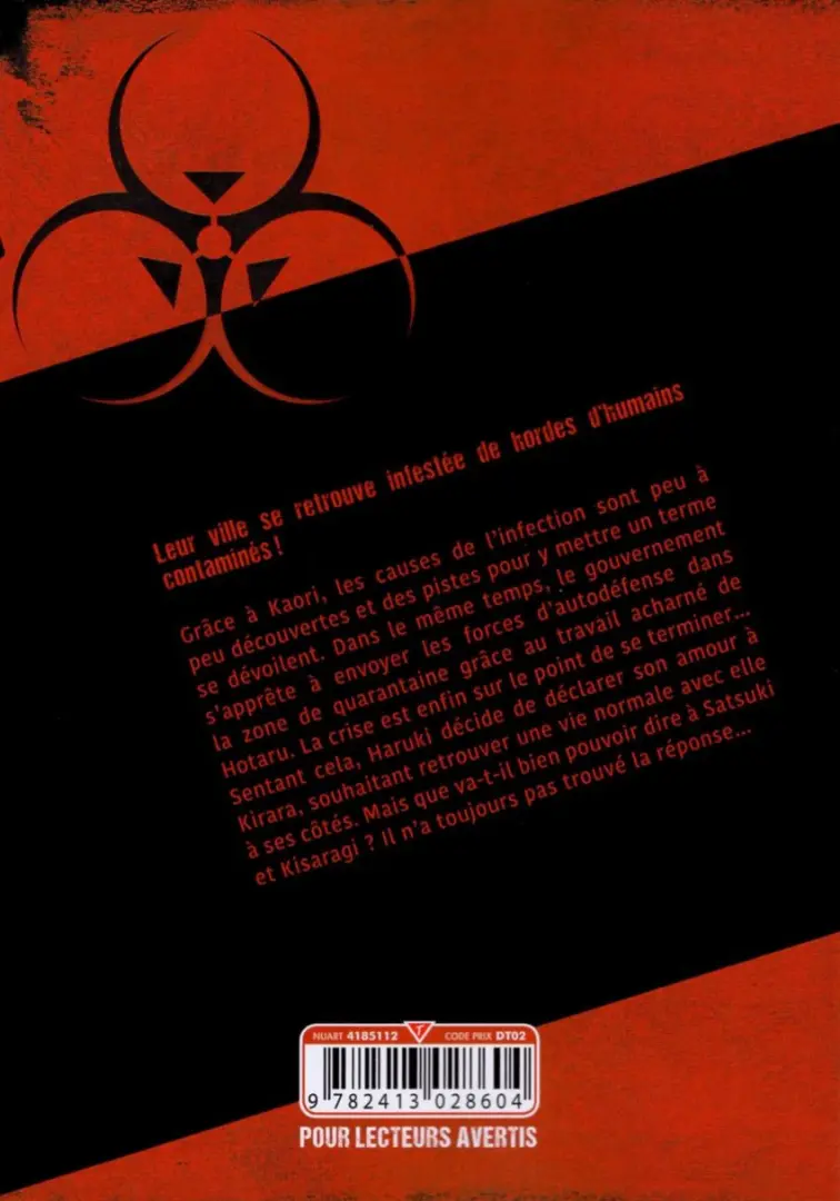 Verso de l'album Infection 12