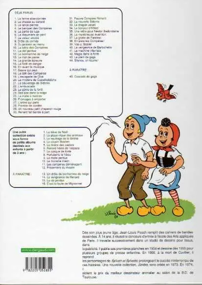 Verso de l'album Sylvain et Sylvette Tome 31 Pauvre compère Renard