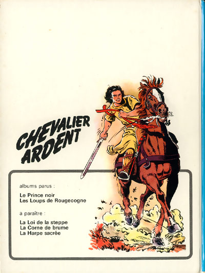 Verso de l'album Chevalier Ardent Tome 2 Les loups de Rougecogne