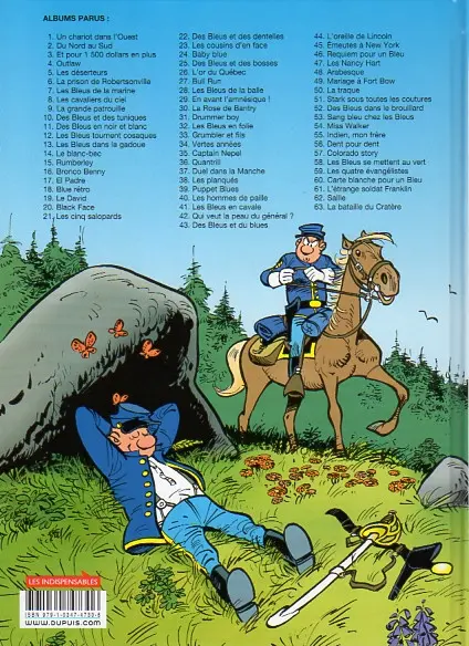 Verso de l'album Les Tuniques Bleues Tome 36 Quantrill