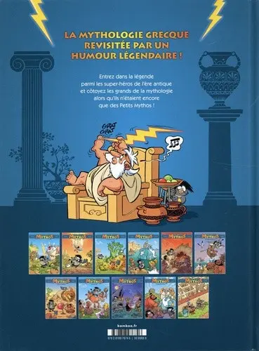 Verso de l'album Les Petits Mythos Tome 11 Crête Party