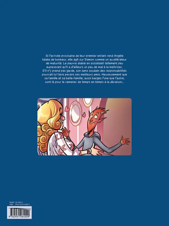 Verso de l'album Ange et Démon Tome 3 Paradis