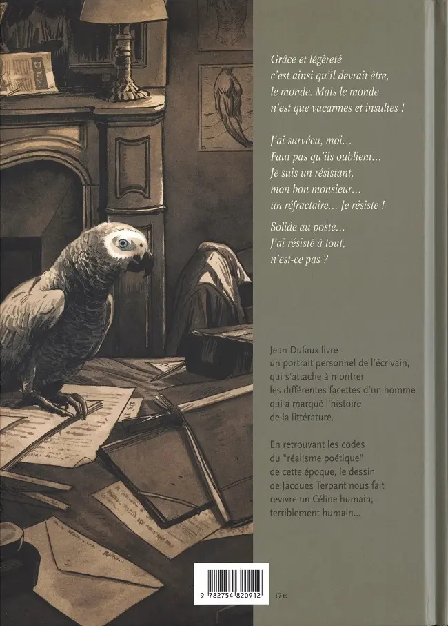 Verso de l'album Le Chien de Dieu