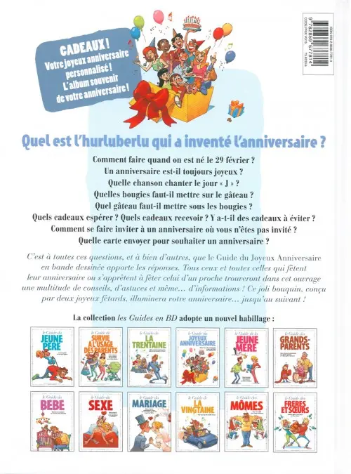 Verso de l'album Le Guide Tome 14 Le guide du joyeux anniversaire