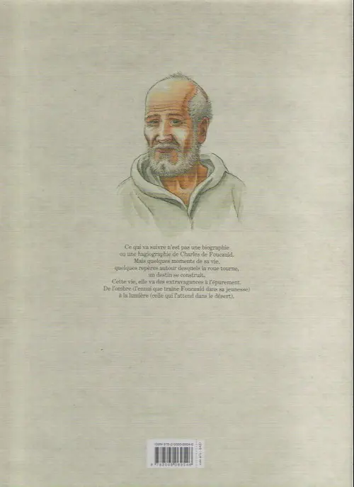 Verso de l'album Foucauld Une tentation dans le désert