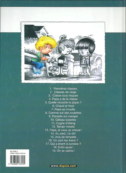 Verso de l'album Cédric Tome 18 Enfin seuls !