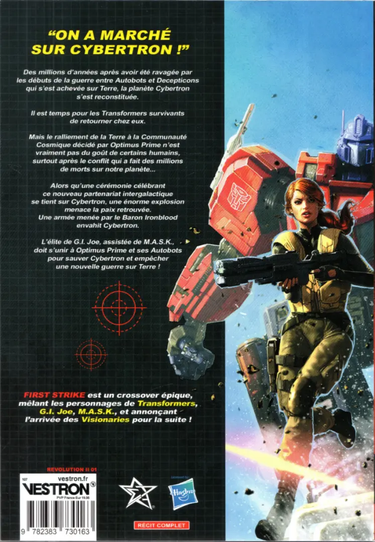 Verso de l'album First Strike - Revolution II
