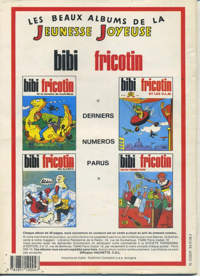 Verso de l'album Les Pieds Nickelés Tome 53 Les Pieds Nickelés en plein suspense