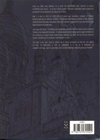 Verso de l'album Le Cœur couronné La folle du Sacré-Cœur