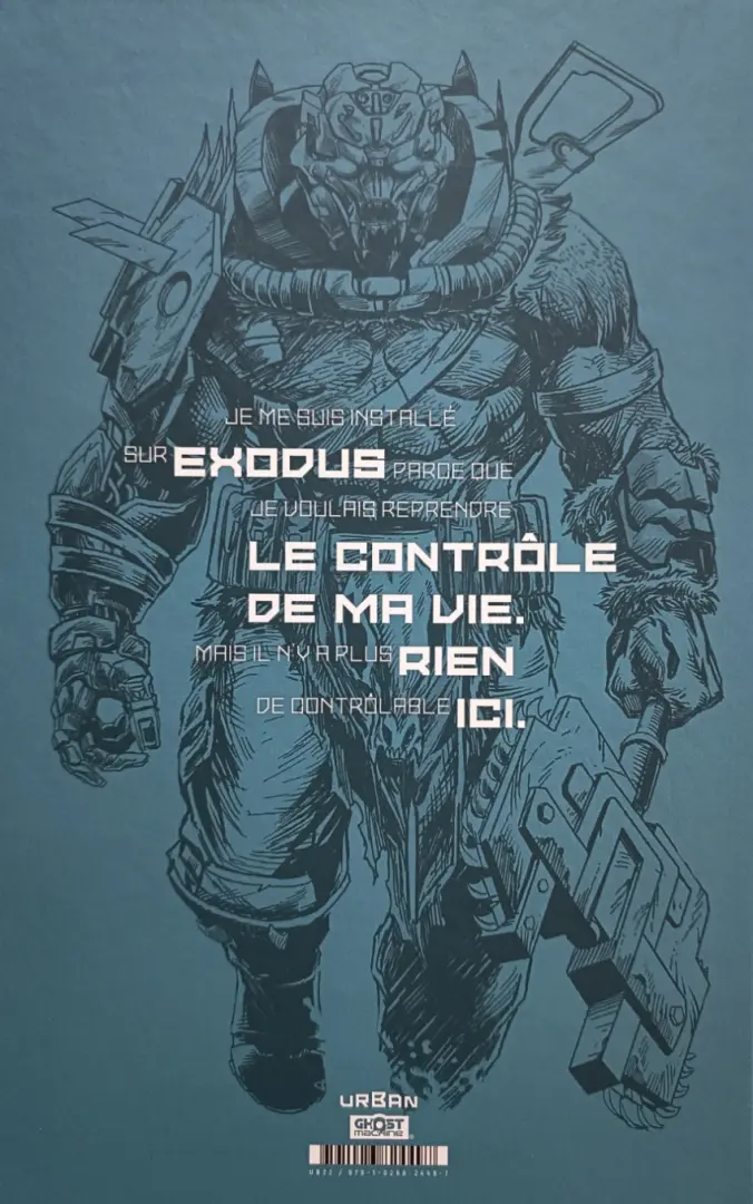 Verso de l'album Rook Exodus 1