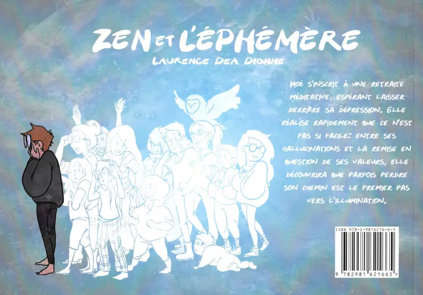 Verso de l'album Zen et l'éphémère